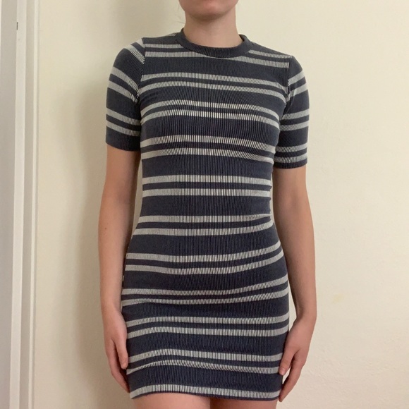 Nordstrom bp body-con striped dress - Picture 2 of 6
